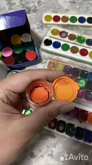Акварельные краски бу