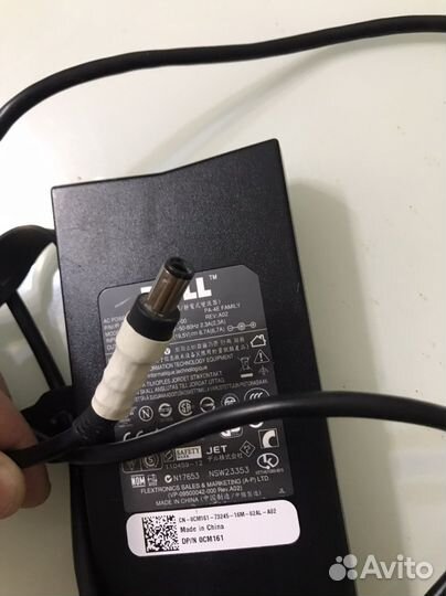 Ноутбучный Б/П Dell 130ватт 19,5V 6,7A