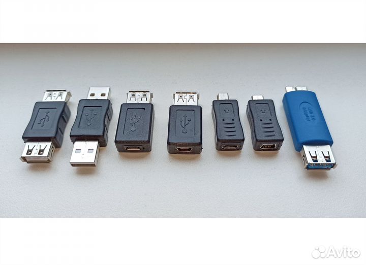 Переходники USB otg mini micro папа мама