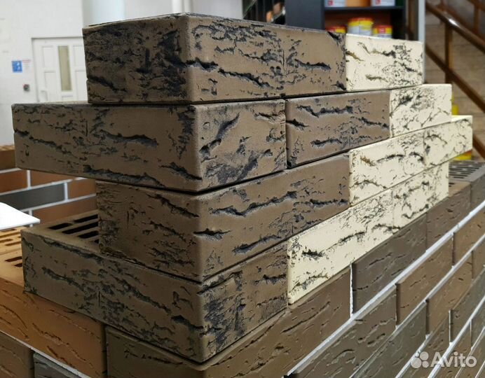 Кирпич лицевой керамический Flash Бордо Строма