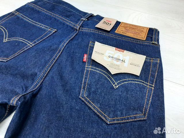 Джинсы классические. Levis 501. Левис. На пуговица купить в Москве ...