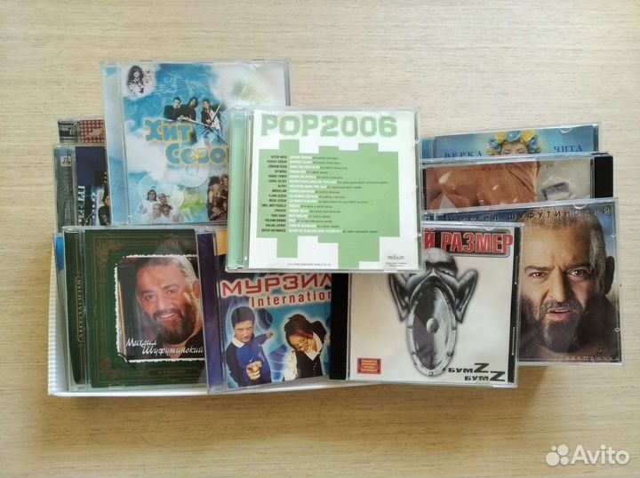 Cd диски шансон русская попса восток