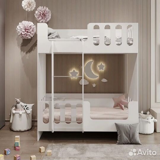 Детская двухъярусная кровать, новая