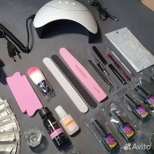 Большой набор для маникюра, педикюра и наращиания