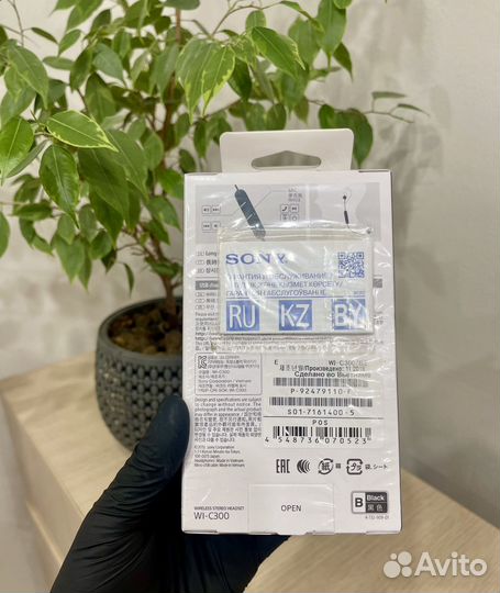 Беспроводные наушники Sony WI-C300