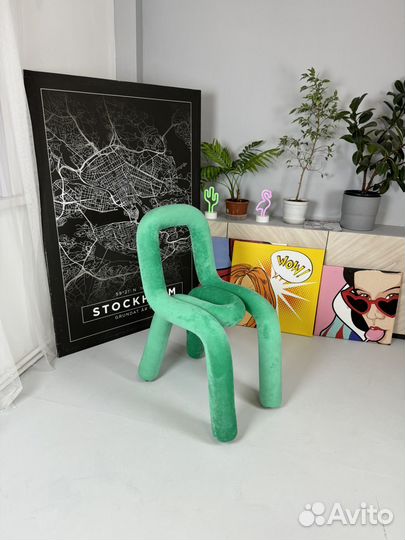 Дизайнерский стул в стиле Moustache Bold