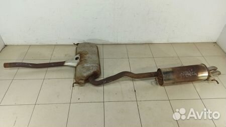 Задняя часть глушителя