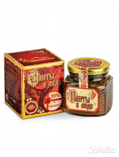 Панты Алтайского Марала в Меду(для мужчин и женщин