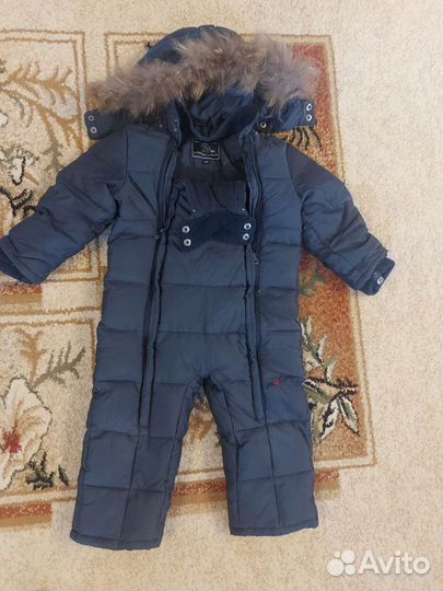 Пуховик зимний перьевой