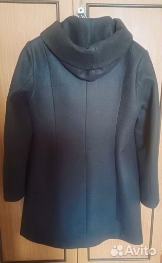 Пальто женское демисезонное с капюшоном 48 50