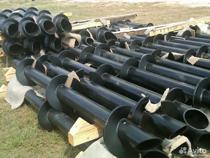 Винтовые Сваи для монтажа на склонах