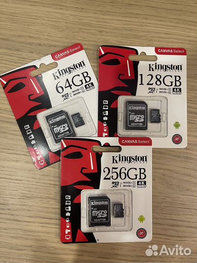 Карта памяти micro sd 64 gb 128gb 256gb