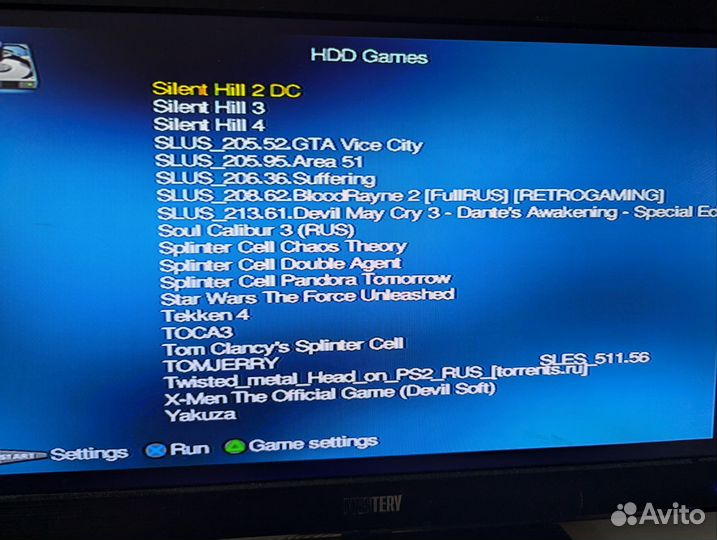 Адаптер + HDD 250gb 60 игр для PS2 fat