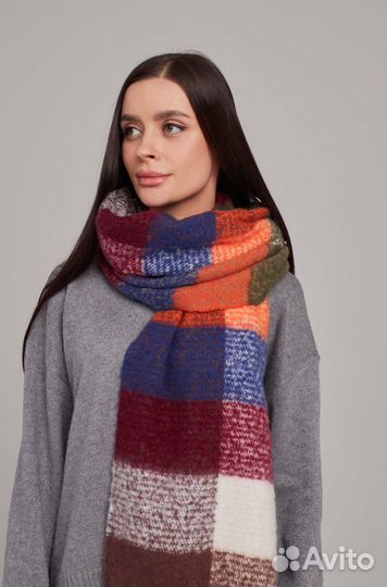 Женский теплый платок
