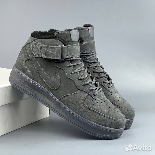 Кроссовки Nike Air Force 1 Зима с мехом