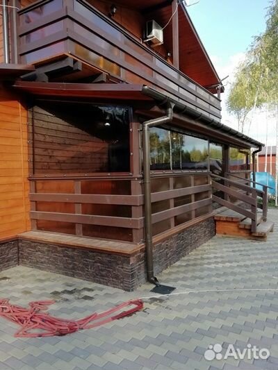 Мягкие окна для террасы