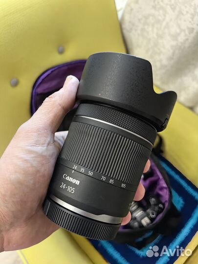 Фотоаппарат canon eos rp с адаптером и объективом
