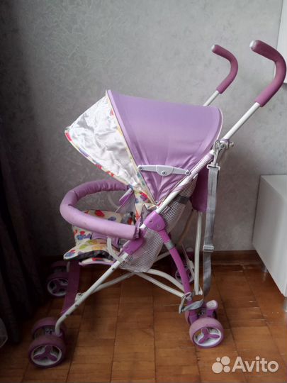 Прогулочная коляска трость бу
