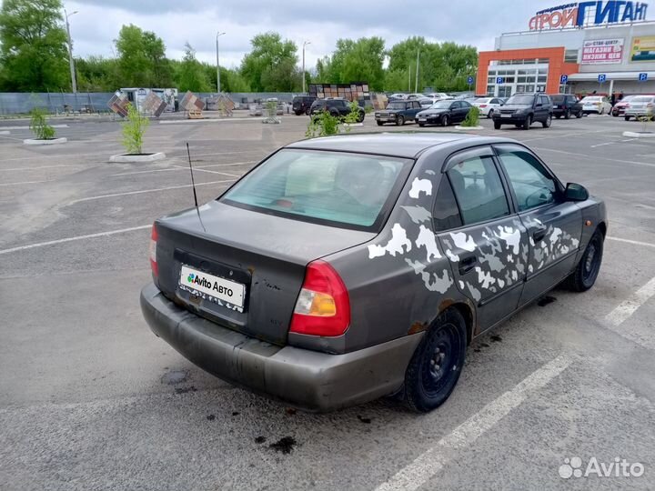 Hyundai Accent 1.5 МТ, 2002, 400 000 км