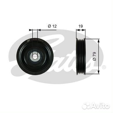 T39184 Натяжной ролик привода вспомогательных агре
