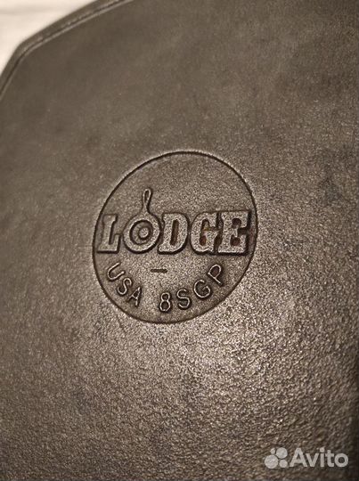 Сковорода гриль Lodge 8SGP чугун (made in USA)