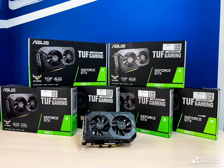 Видеокарта Asus Tuf Gaming GeForce GTX 1660Ti 6Gb