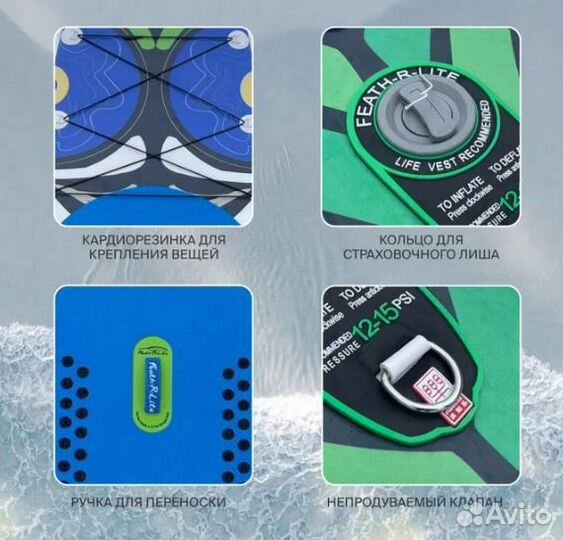 Надувная Sup-доска Сап board Monkey 335*83*15