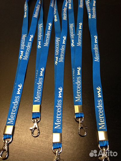 Лента для бейджа Mercedes для школьной карты