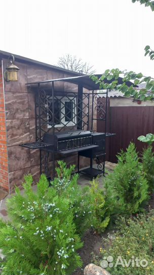 Мангальный комплекс с крышей