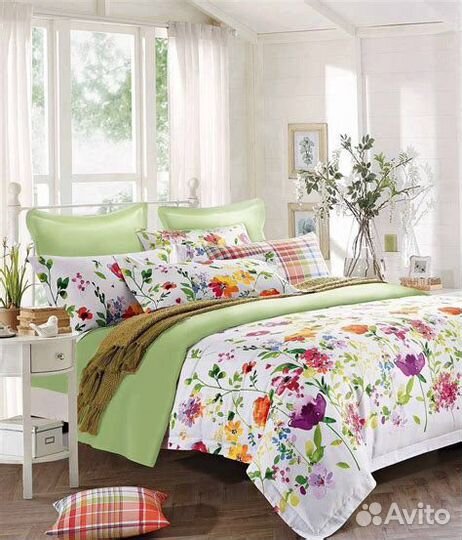 Постельное бельё 2-х спальный полиэстер новое