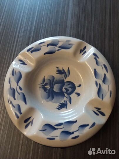 Пепельница гжель СССР большая