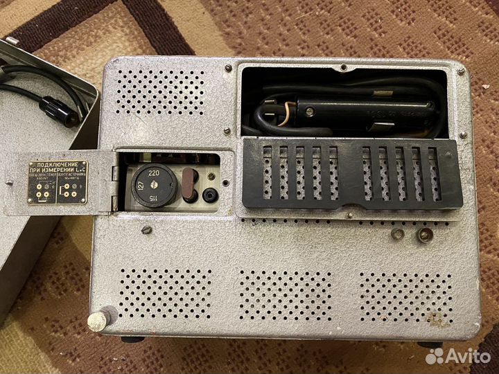 Вольтметр большой ламповый вк 7-3 СССР прибор