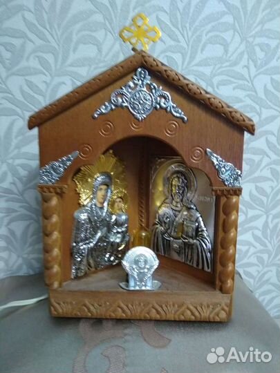 Икона угловая с электро подсветкой