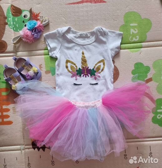 Платье для девочки 74 80