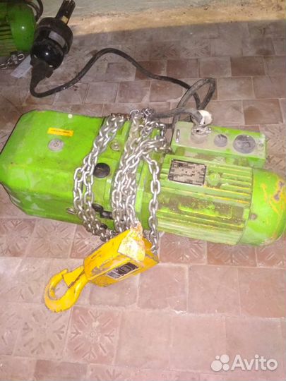 Таль электрическая цепная грузоподъемность 500к