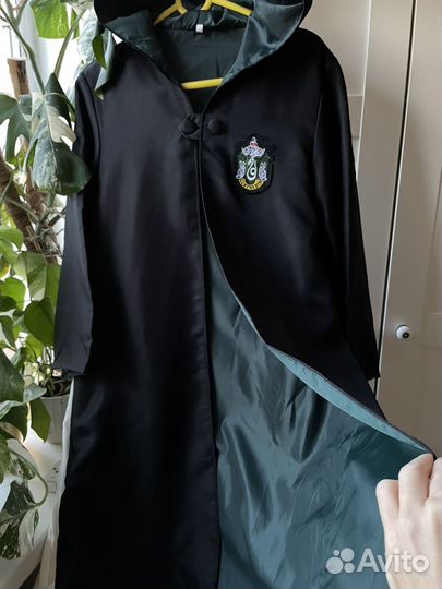 Плащ мантия Гарри Потер Слизерин S