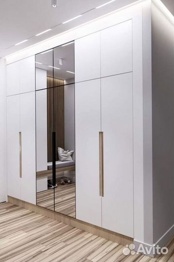 Шкаф распашной с фрезеровкой