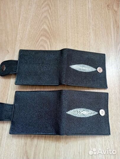 Кошельки из кожи рыбы скат