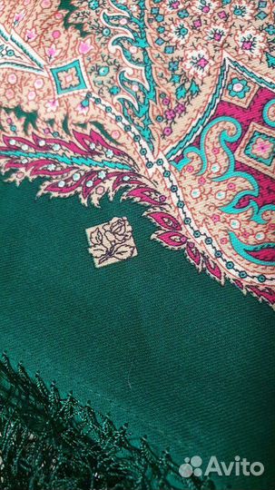 Павловопосадский платок, оригинал, шерсть