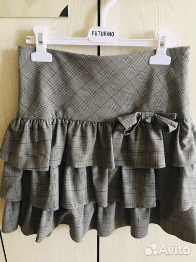 Школьная форма серая клетка 146-152