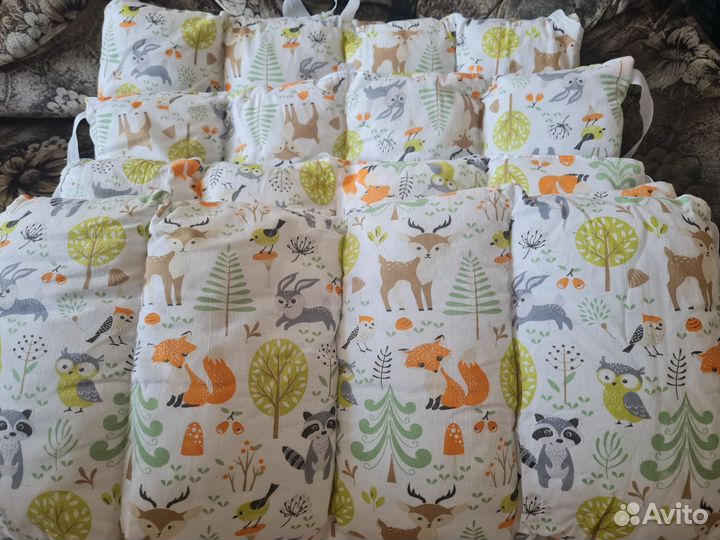 Бортики в детскую кроватку