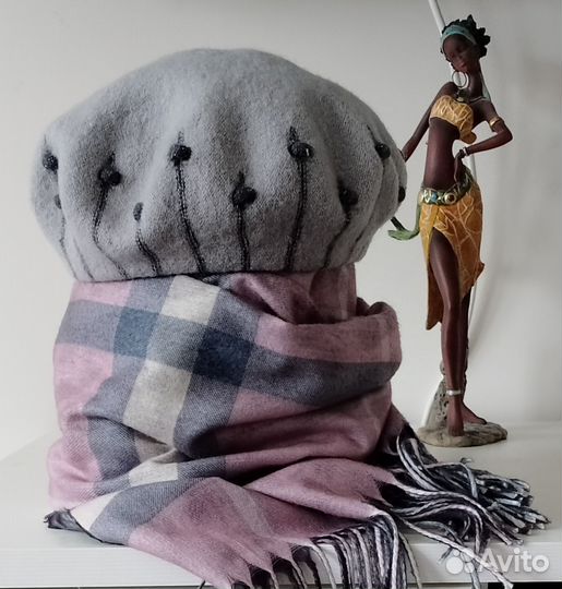 Берет женский шерсть 100%