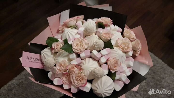 Букет из зефира