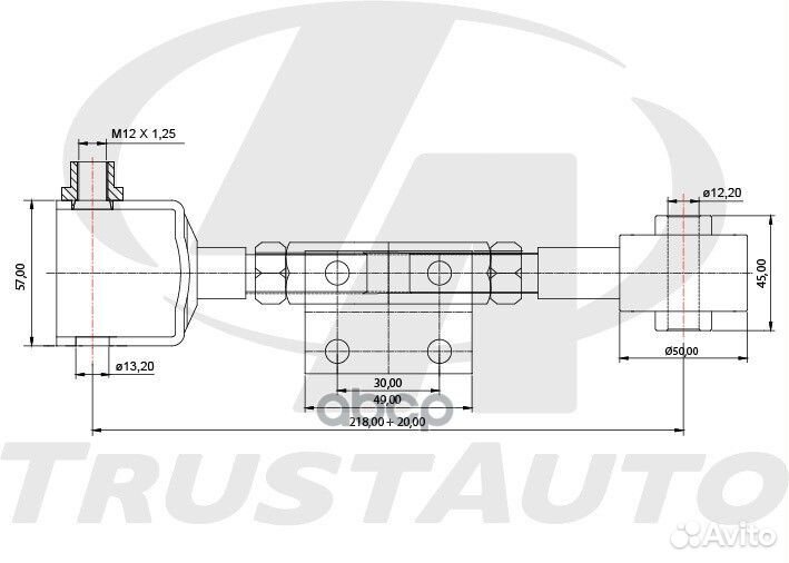 Тяга соединительная (TA); HSR-2218