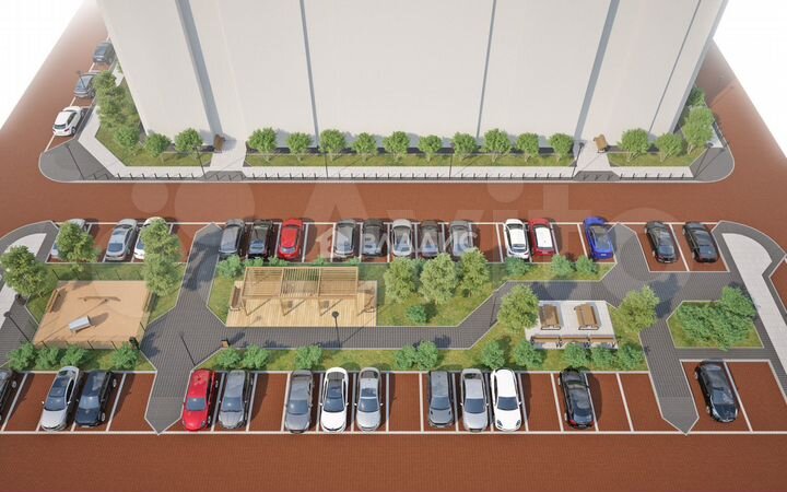 2-к. квартира, 62,3 м², 6/9 эт.