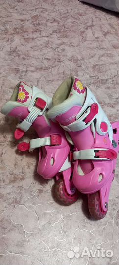 Роликовые коньки детские раздвижные