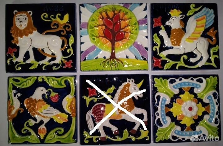 Изразцы Ярославские. Майолика