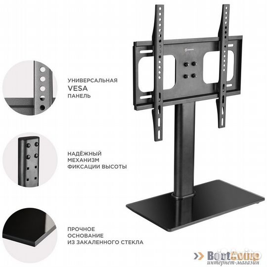 Кронштейн для телевизора Onkron PT1 черный 26”-55”