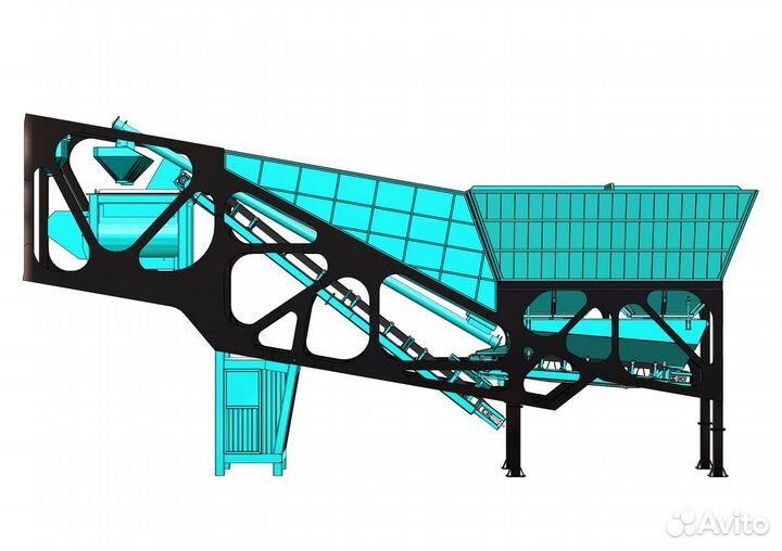 Мобильный бетонный завод ardent instabatch 45