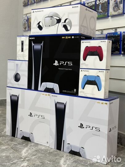 Sony PlayStation 5 (новые) + Аксессуары Sony